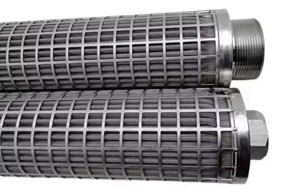 50 100 micron Stainless steel Wire mesh Pleated Filter Cartridge