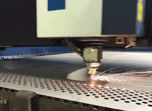 perforated sheet laser cutting