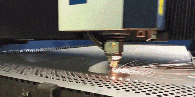 perforated sheet laser cutting