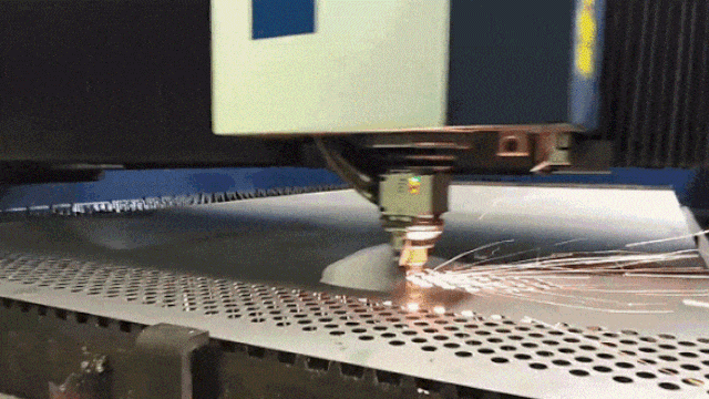 perforated sheet laser cutting